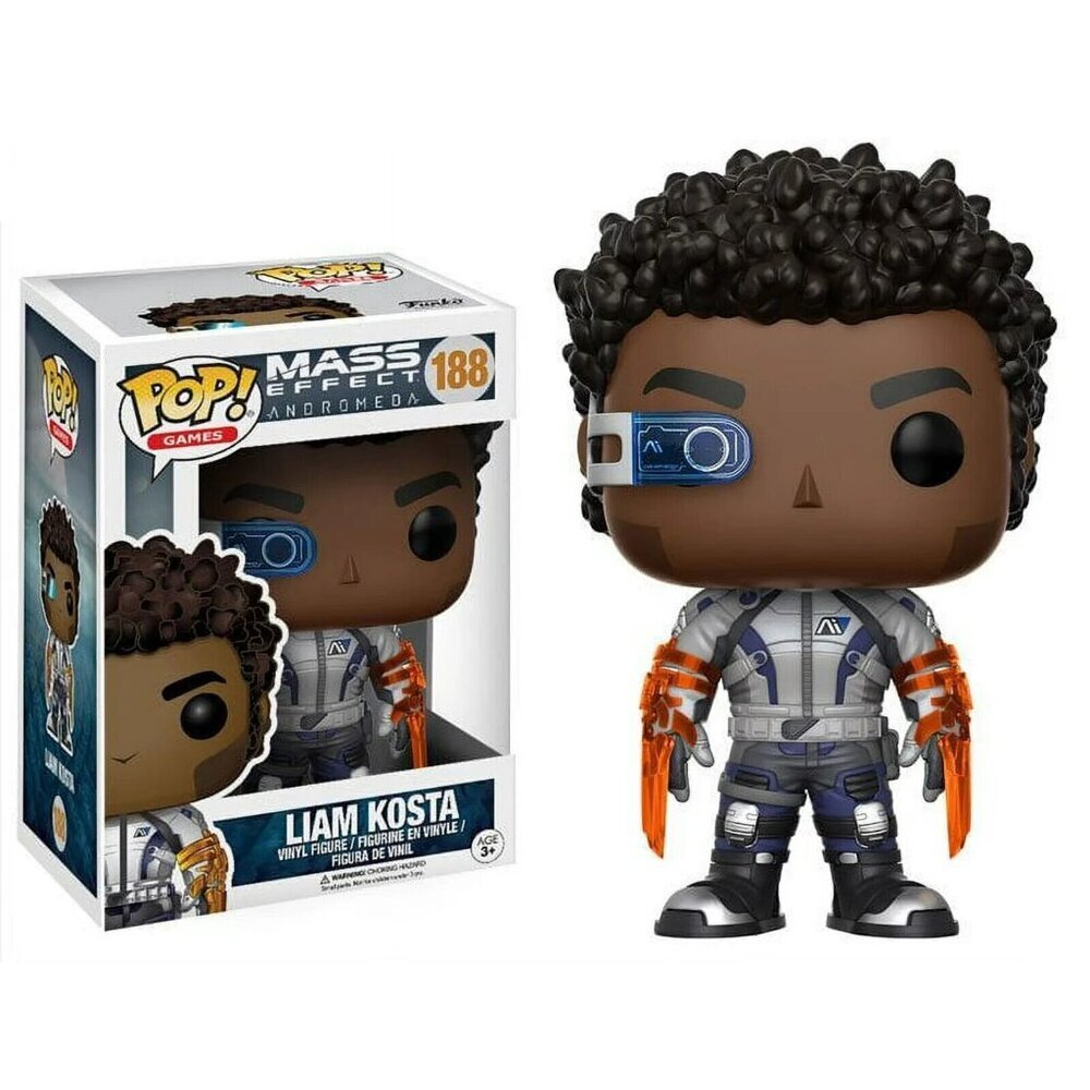 Funko Pop! Games Mass Effect Andromeda – Liam Costa #188 Vinyl Figure Damaged Bo